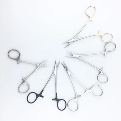 1pcs Double Eyelid Suture Scissors Needle Holder Needle Holding Forceps Ophthalmic Surgery Instruments 3Types Optional