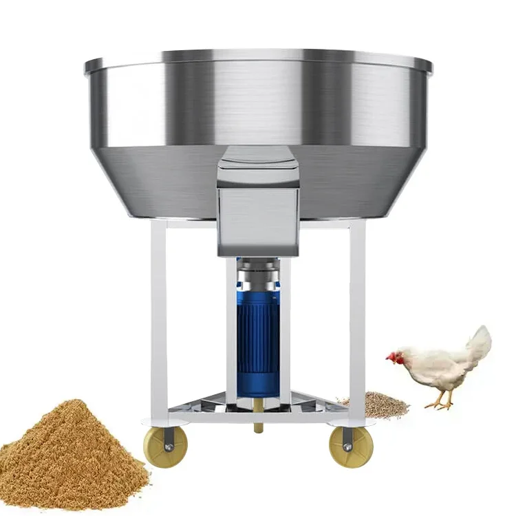 2024 Hot Sales Chicken Feed Mixer Machine Fish Feed Mixer Machine Seed Dressing Machine Food Powder Granule Mixer Ribbon Blender