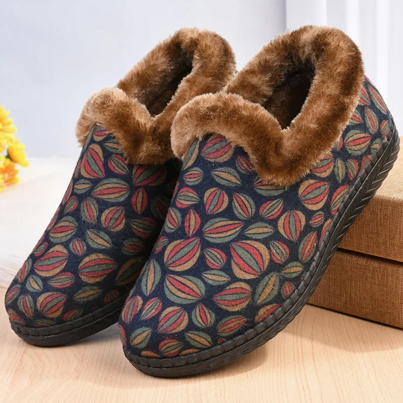 Nuevas botas de invierno para mujer, calzado casual de felpa para caminar al aire libre, zapatillas de algodón cálidas y cómodas, ideales para senderismo, deportes, escalada y nieve.