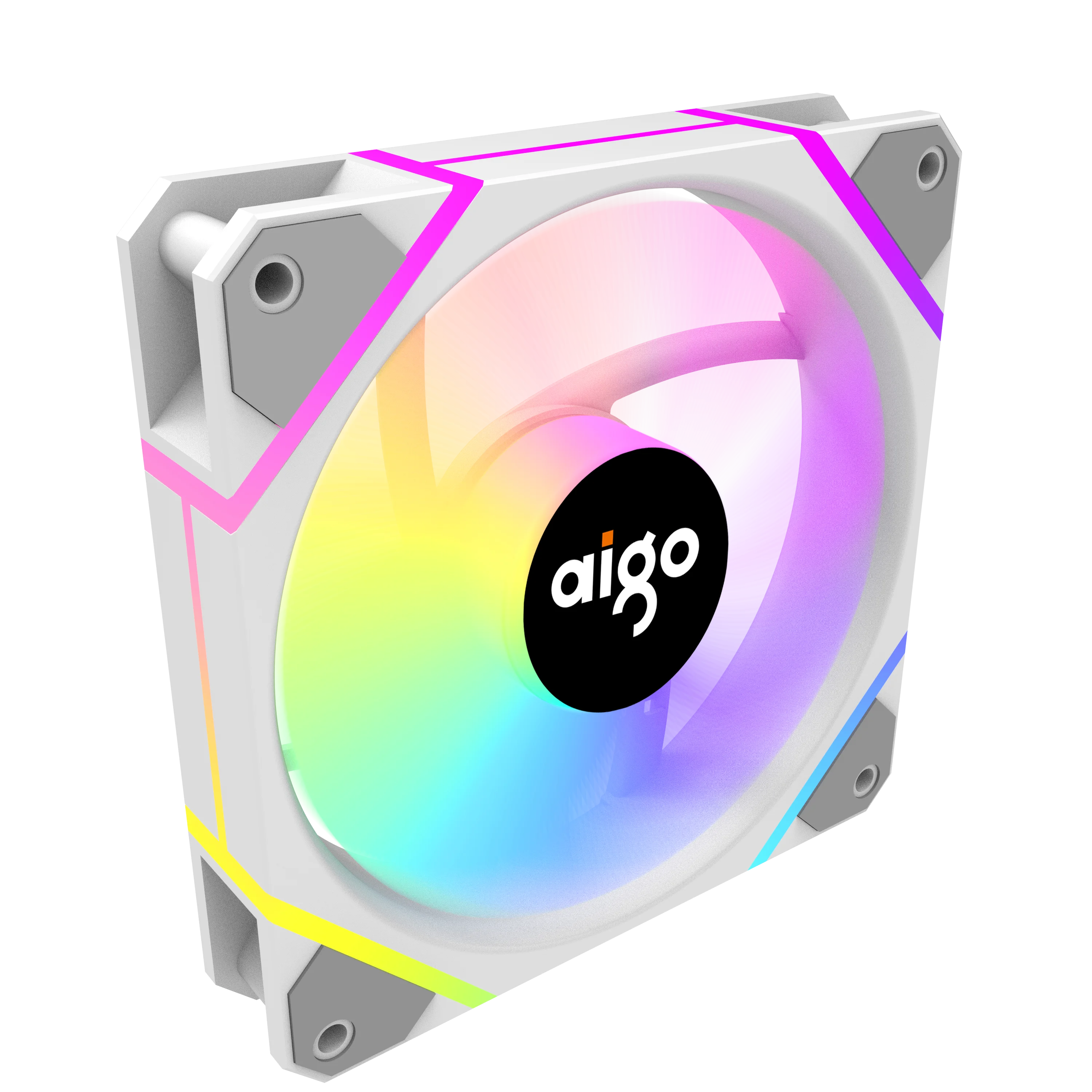 Aigo AM12PRO Ventoinha Computer fan 120mm 4pin PWM ARGB 3pin 5V cooling fan rgb Air blower  cpu fan 12cm Chassis fan