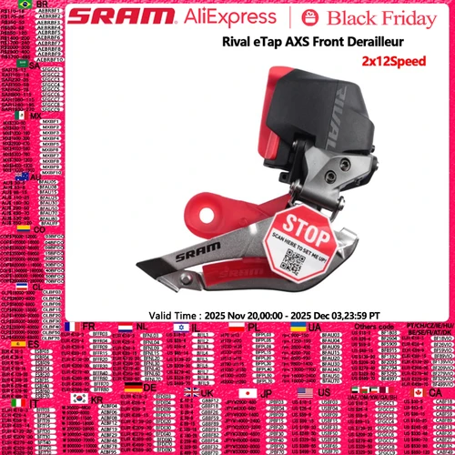 Sram-desviador delantero para bicicleta de carretera, dispositivo electrónico de 2x12 velocidades, mtap AXS