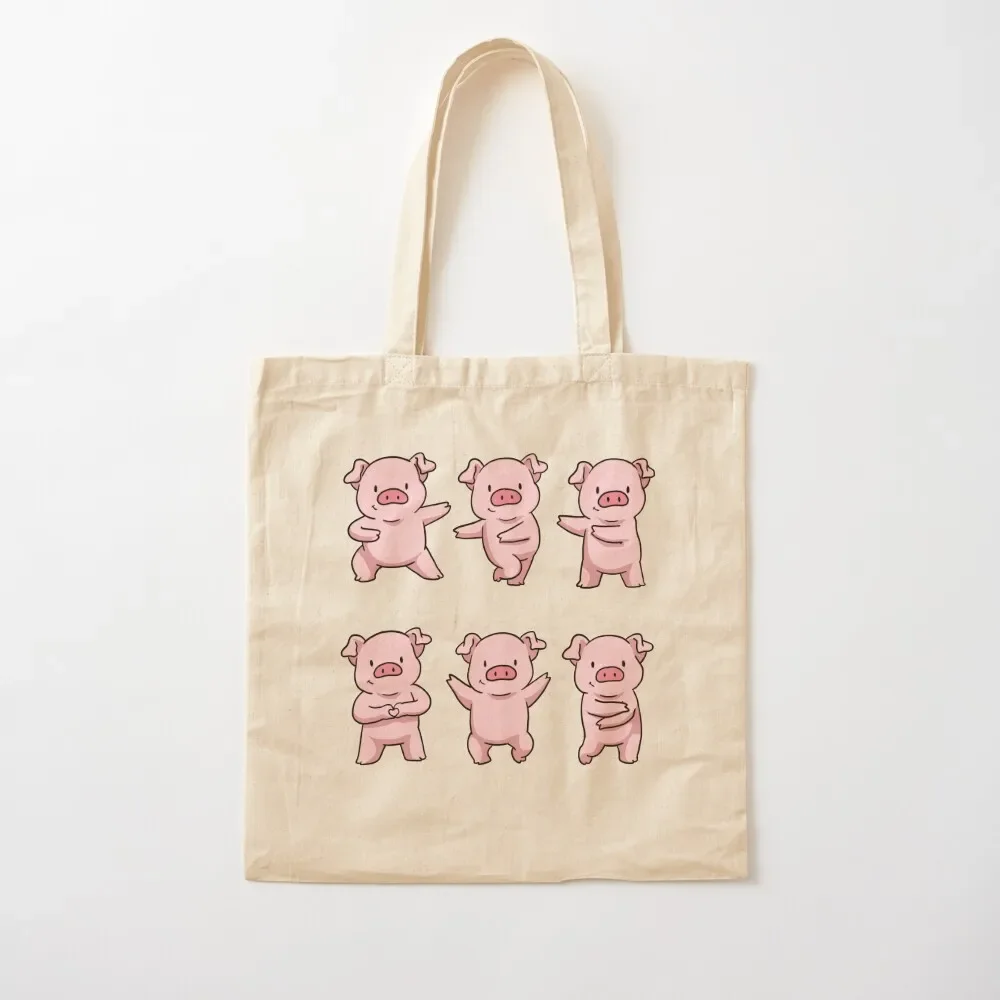 

Pig Gifts For Pig Lovers Women Pig Shirt Women Men Kids Tote Bag Canvas shoulder bag bag for beach Women's shopping