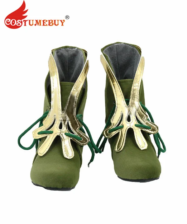 Princess Leia Slave Girl Green Shoes Cosplay Boots Leia Cosplay Shoes Halloween Costume Accessories