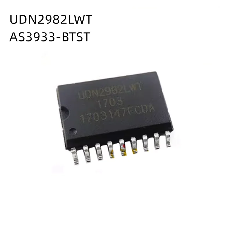 5Pcs/Lot UDN2982LWT UDN2982LW SOP18 AS3933-BTST AS3933 TSSOP16 New Original Chip