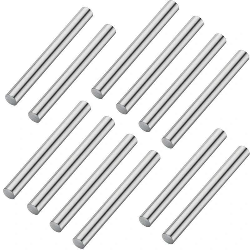 Zinc Rod Zinc Metal Anode Good Conductivity Smooth Surface For School Scientific Experiment Research 12Piece