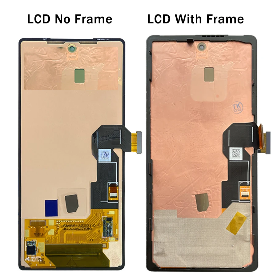 Imagem -05 - Original Lcd Display Touch Screen com Frame Montagem Digitador Google Pixel 6a 6a Gx7as Gb62z G1azg