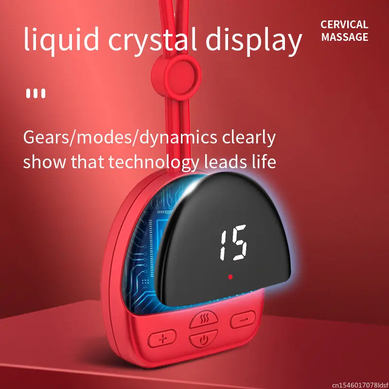 Youpin คอนวดปวด Relief Protector แขวนปากมดลูกกระดูกสันหลังแบบพกพา Mini Pulse ไหล่ปากมดลูกนวดประคบร้อน