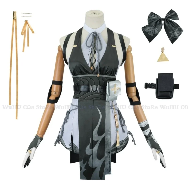 Costume de jeu Wuthering Waves pour hommes et femmes, Rover Cosplay V2.0, mode, beau skip Unifrom, fête d'Halloween, vêtements de jeu à plis