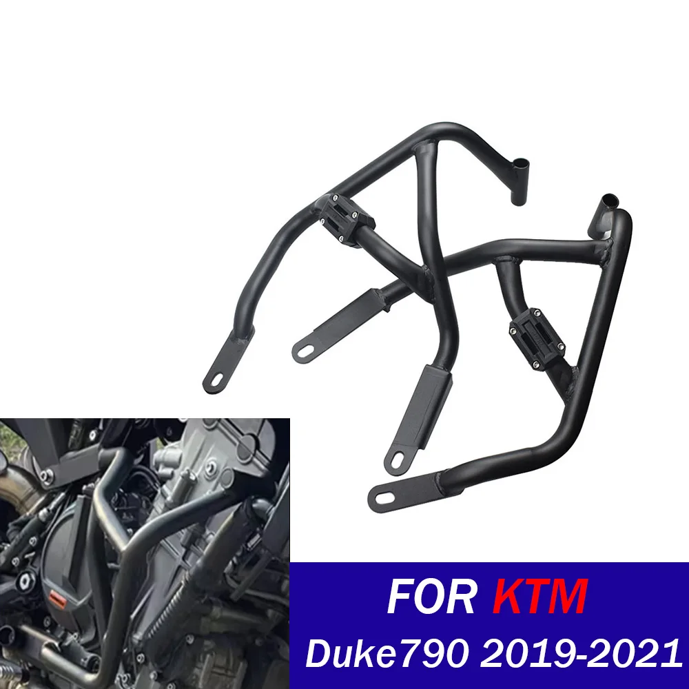 

For Duke 790 Engine Guard Bumper For KTM Duke790 2018-2022 Crash Bar Motorcycle Body Frame Protector Crash Bar Accessories ﻿