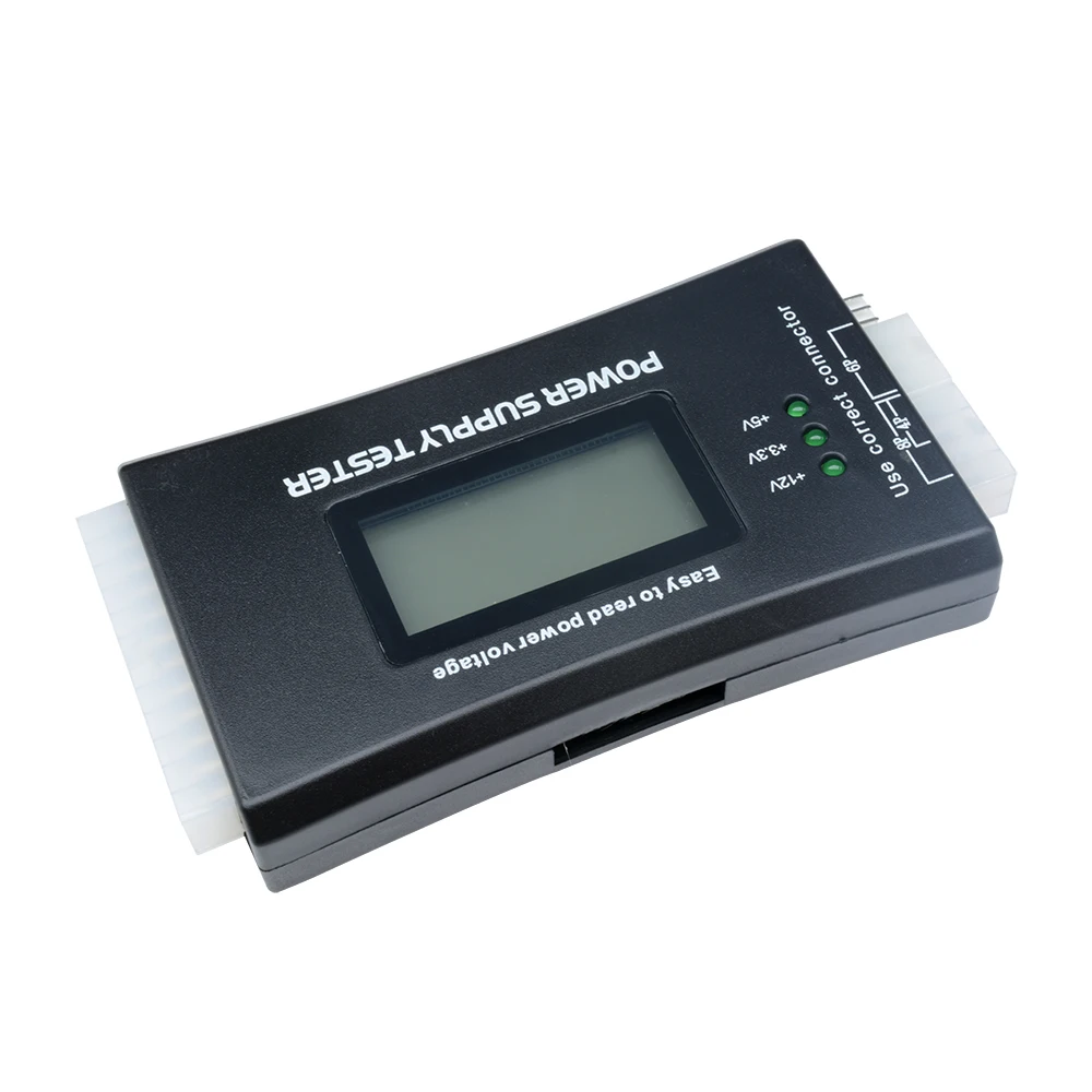 Digital LCD Display PC Computer 20/24 Pin LCD Power Supply Tester Check Atx Source Tester Power Measuring Diagnostic Tester Tool