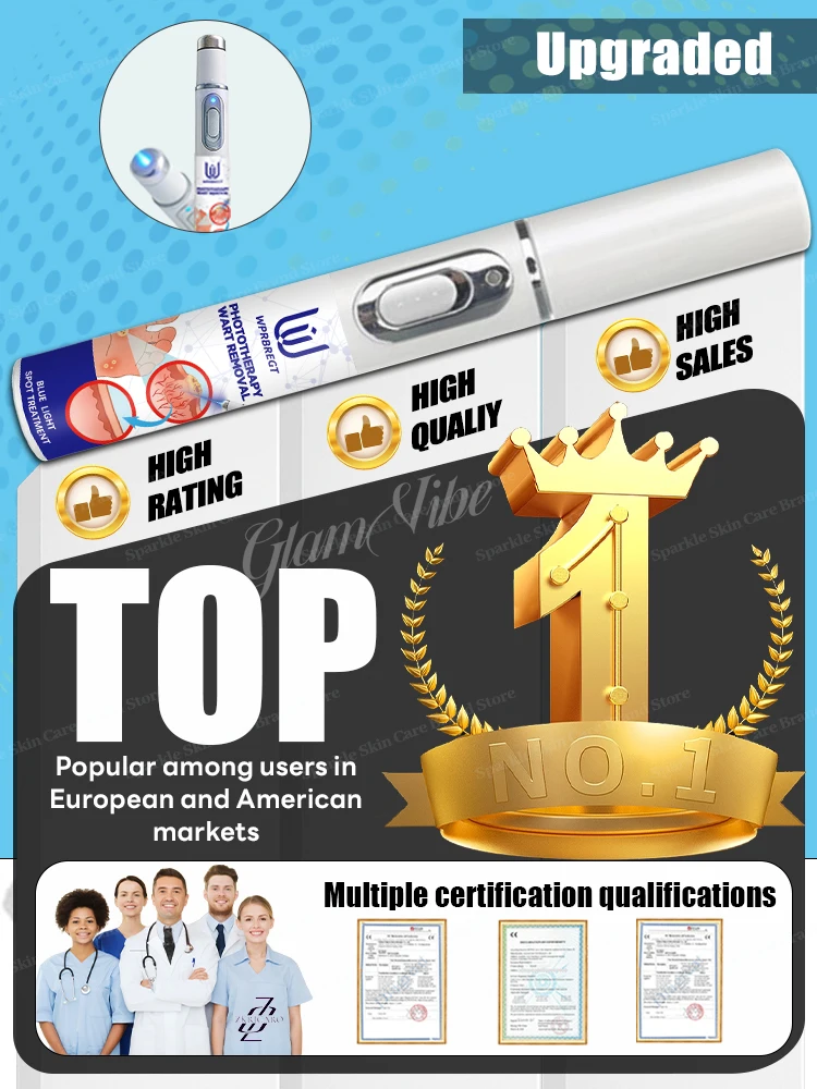 Warts Blue Light Tool  Quick wart removal