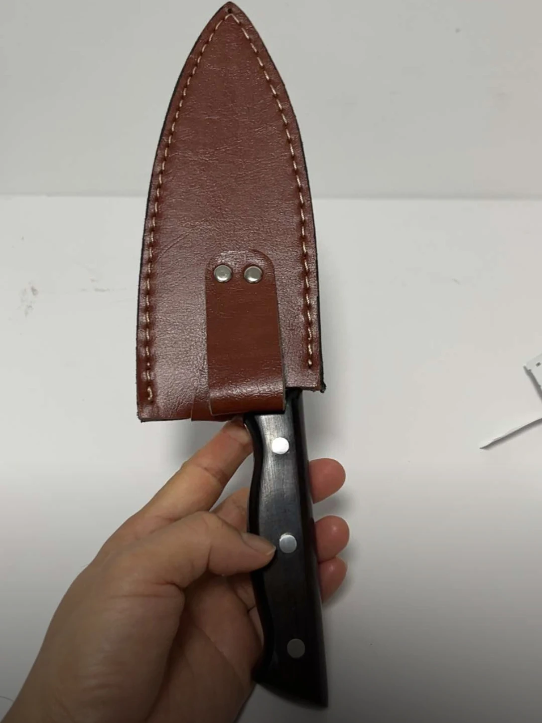 Chopper Knife 3-layer BG42 Aviation Special Steel Chef Cleaver Slicing Handmade Kitchen Knife With Cover Meat And Poultry Tools