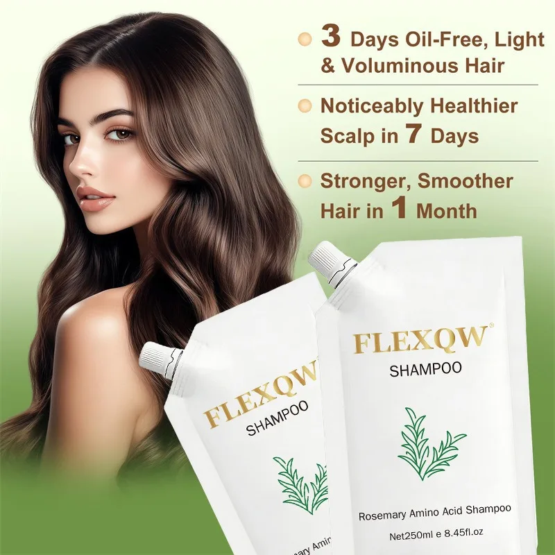 

250ml Rosemary Shampoo Deep Cleansing Scalp OilControl Natural Formula Thickening Strengthening Nourishes Damaged Repair Shampoo