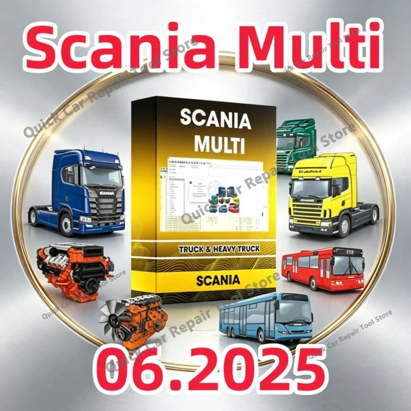 Nouvelle version 2026 du catalogue électronique des pièces Scania (EPC) pour camions, bus et moteurs – Licence illimitée pour PC (version 06.2025)