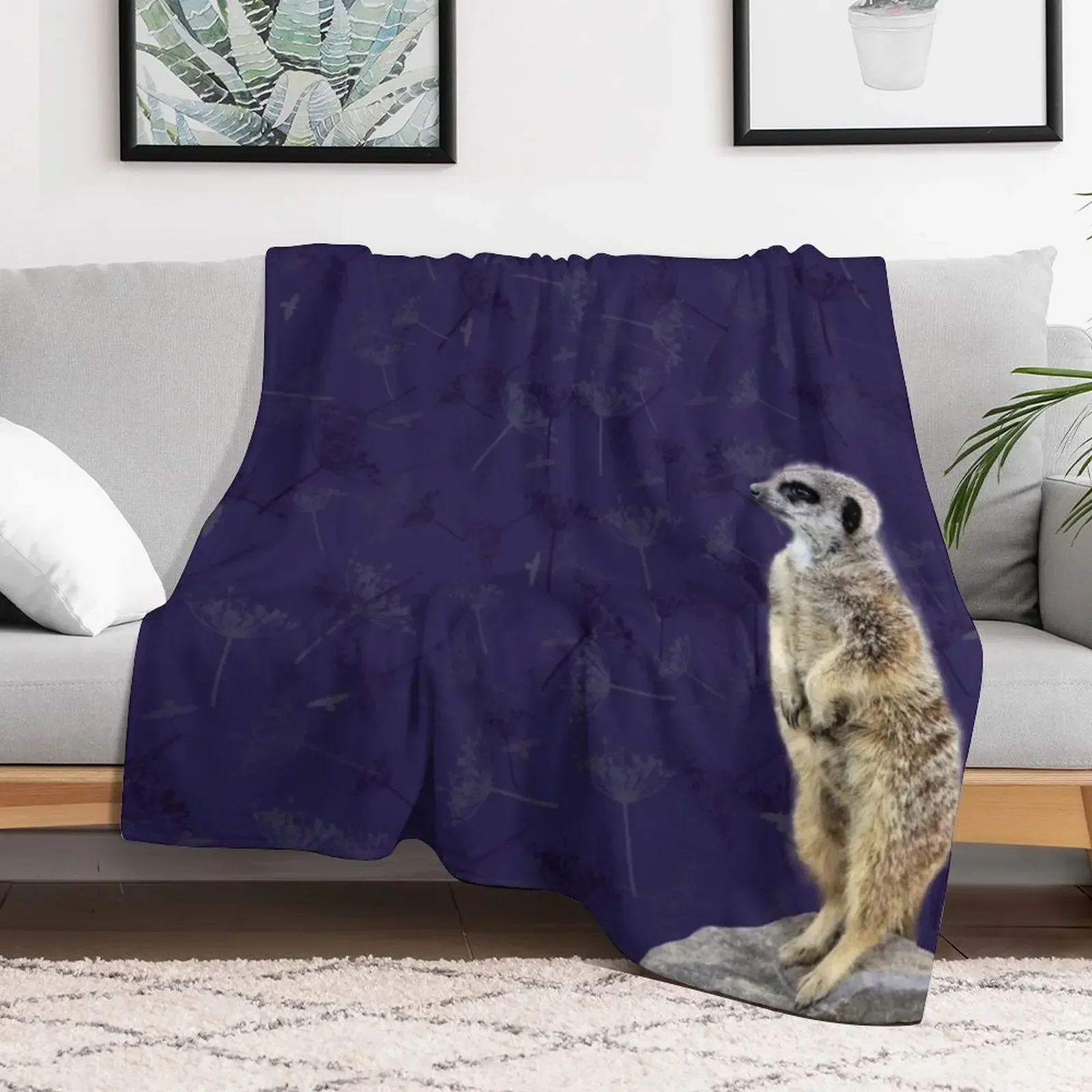 Meerkat Throw Blanket For Baby Sofa Throw Personalized Gift Blankets