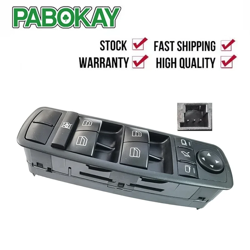 

For 06-12 Mercedes W164 ML500 GL450 Left Driver Master Window Control Switch A2518300290 2518300290 SM1834 SKSM1834