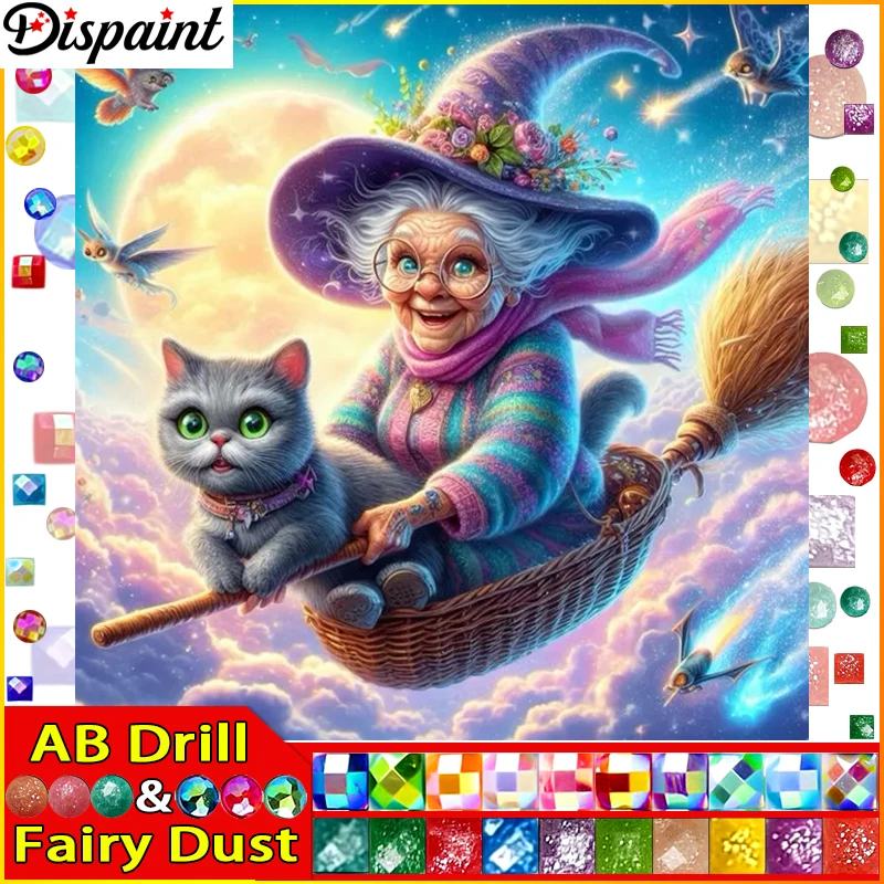 Dispaint Fairy Dust AB Full Diamond Embroidery