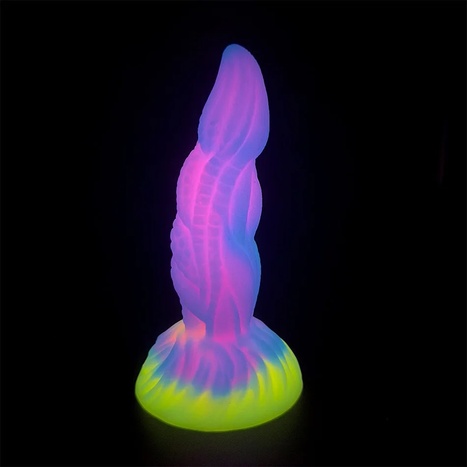 VAZEEK Luminous Sex Machine Attachments Masturbation Dildos for Women Man Silicone Stimulate Accessories Vagina&Anal Sex Toys