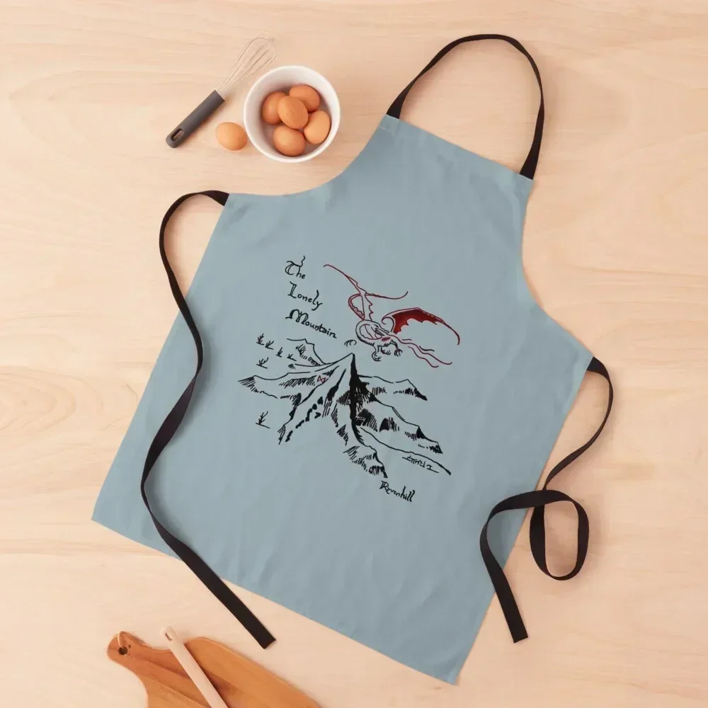 

Dragon’s Hoard in a Solitary Mountain Apron For Cooking For Man Haircut waiter Apron