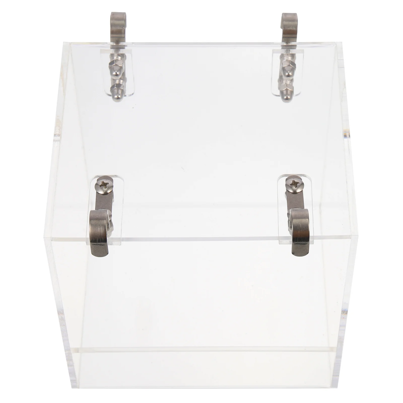 

Clear Acrylic Bird Bathing Box Parrot Bathing Basin Sturdy Bird Cage Bath Box Decorative Shower Tub Suitable for Small Parrots