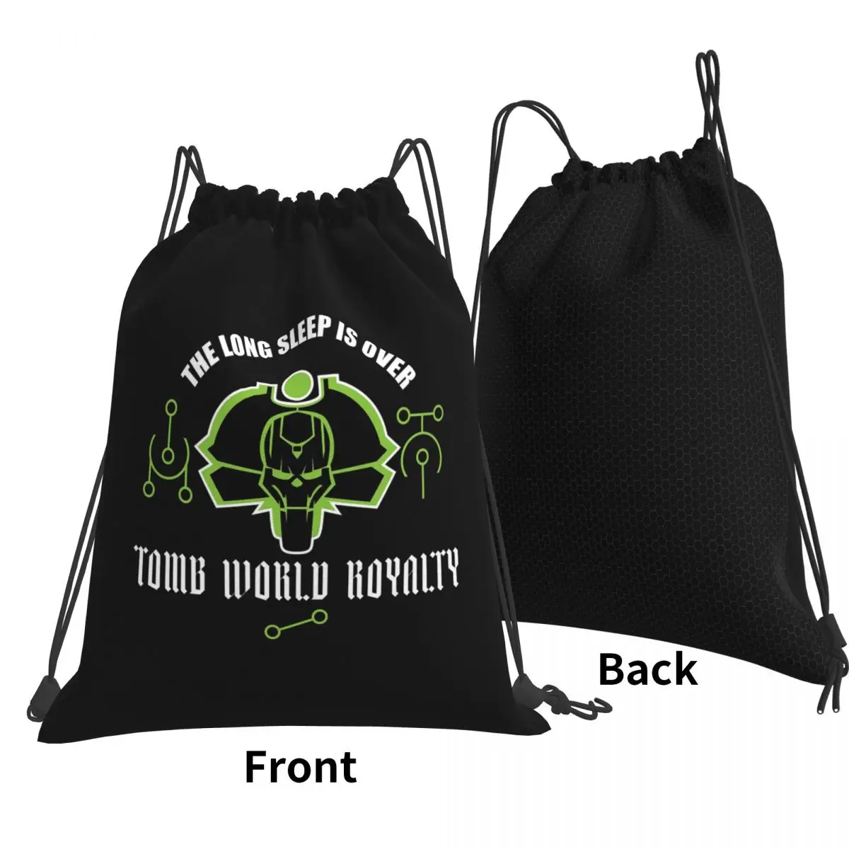 Tomb World Royalty Backpacks Multi-function Drawstring Bags Sundries Bag Book Bags for Man Woman Students