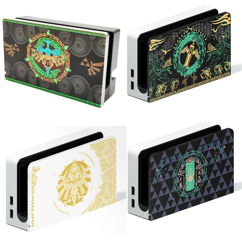 

For Zelda Tears of the Kingdom Faceplate Protective Case Shell for Nintendo Switch OLED/Switch TV Dock Station Decorative