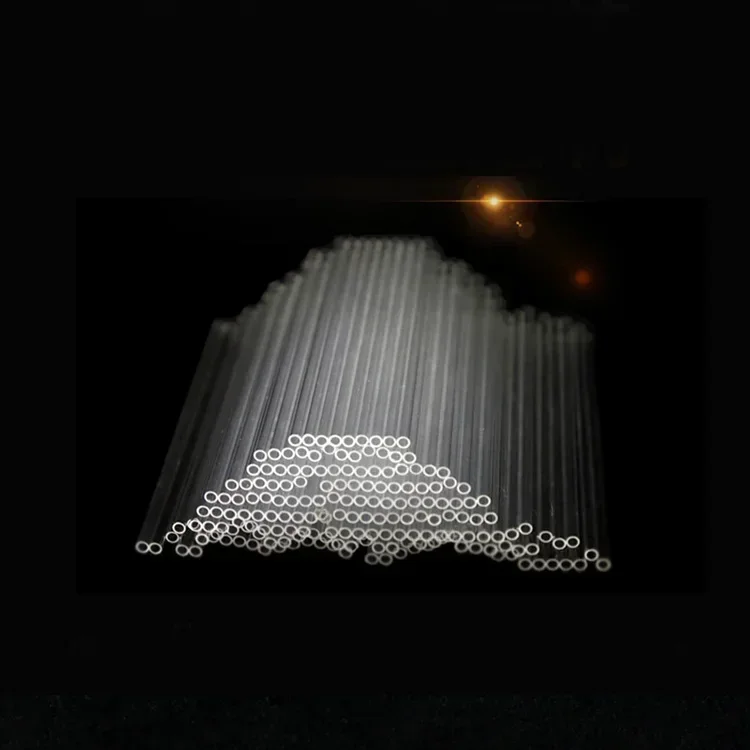 Transparent Quartz Capillary Glass Tube with High Temperature Resistance for Flanges Connection
