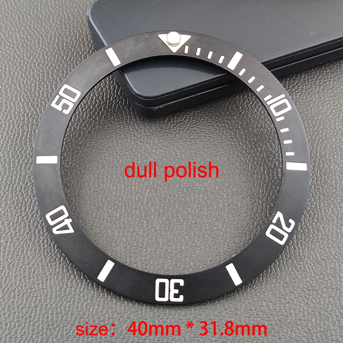 슈퍼 루미너스 세라믹 베젤 인서트, 다이버 교체, 시계 액세서리 부품, 경사 40*31.8mm