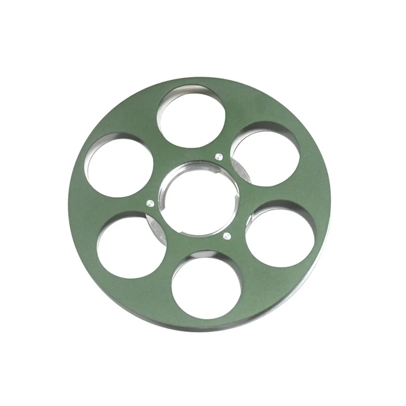 

Empty Tape Reel 6 Hole Empty Takeup Reel Audio Tape Empty Nab Hub For Nagra SN SNST Series Recorders Accessories Green