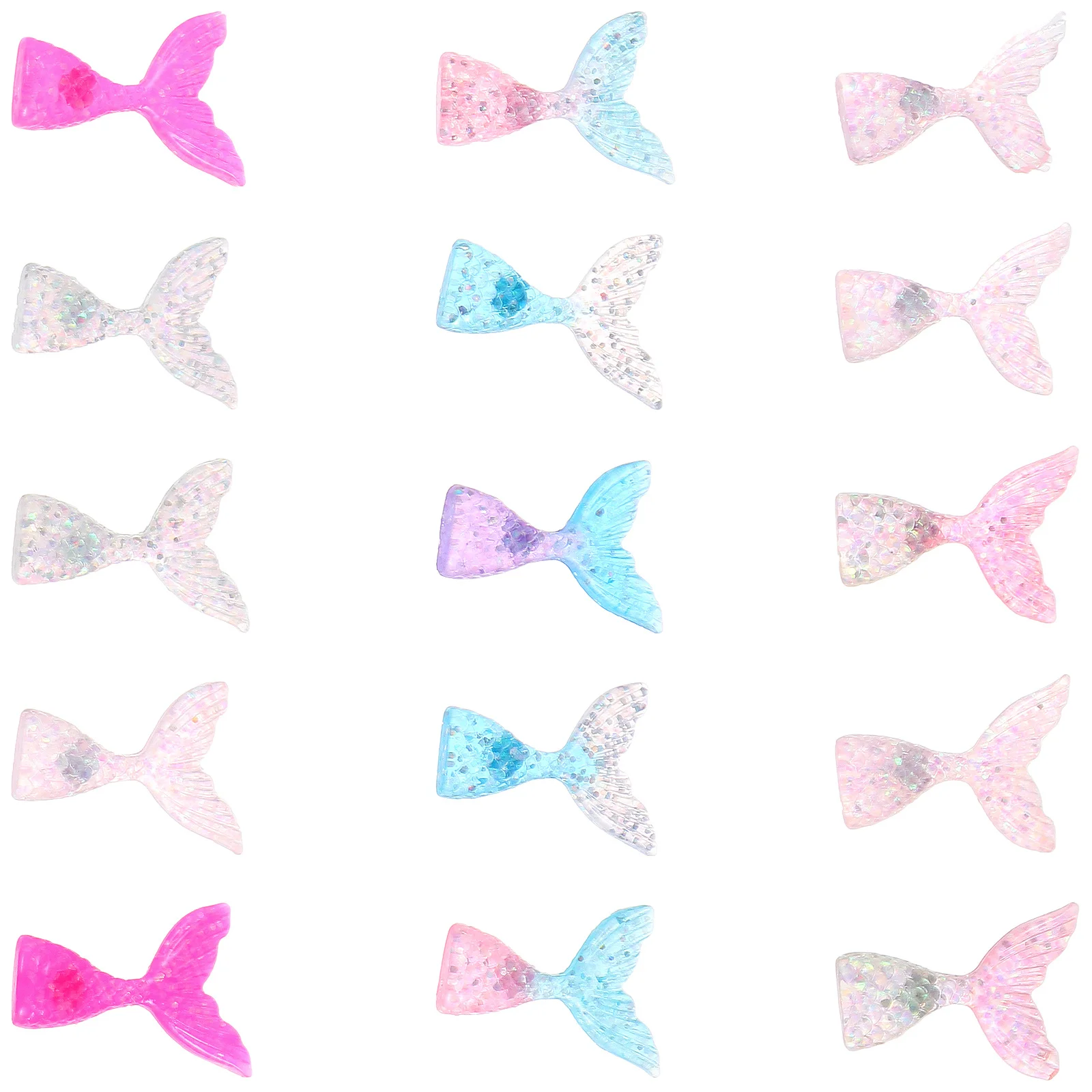 

15Pcs Fish Tail Mermaid Magnet Sticker Adhesive Fridge Decor Stickers for Refrigerator and Metal Surfaces