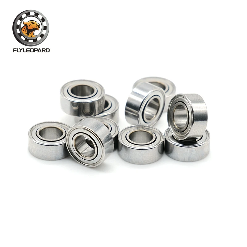 MR105ZZ Bearing (10PCS) 5*10*4 mm Metal Shielded Steel Miniature MR105 ZZ ABEC-7 Ball Bearings L-1050ZZ MR105-2Z 5X10X4mm