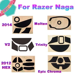 1set Mouse Sepatu untuk Razer Naga 2012 2014 Chroma Epik Hex V2 Cair Edisi Khusus Naga Trinity 0.6MM Gaming Mouse Mengganti Kaki