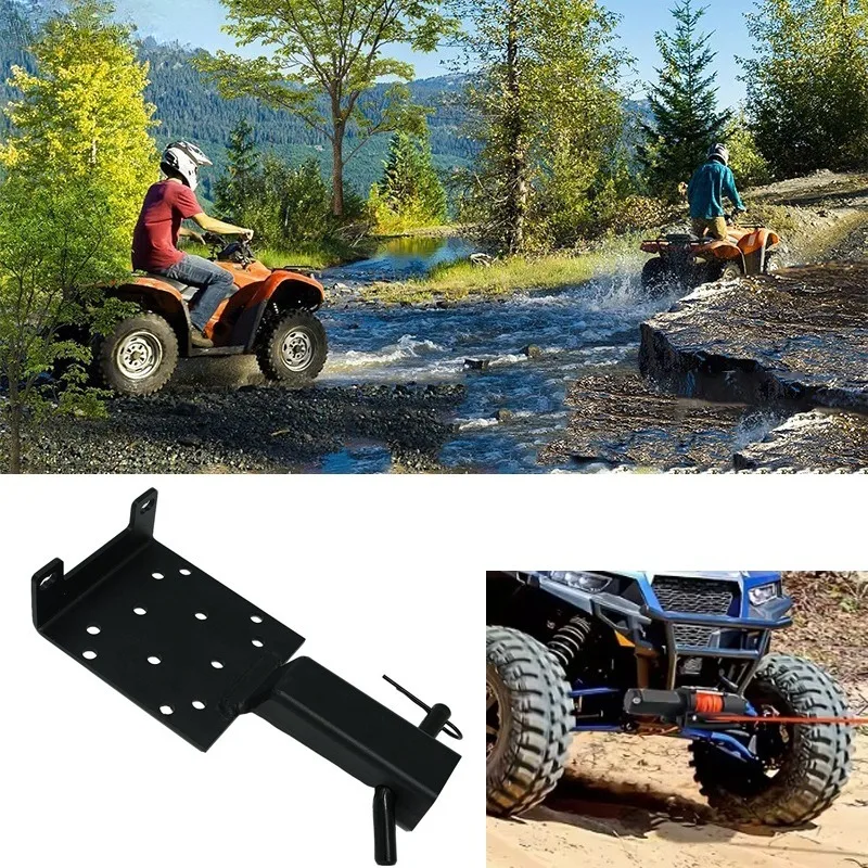 

Универсальное крепление для лебедки прицепа, применимо для большинства внедорожников с 2-дюймовым адаптером с квадратным отверстием, внешняя часть