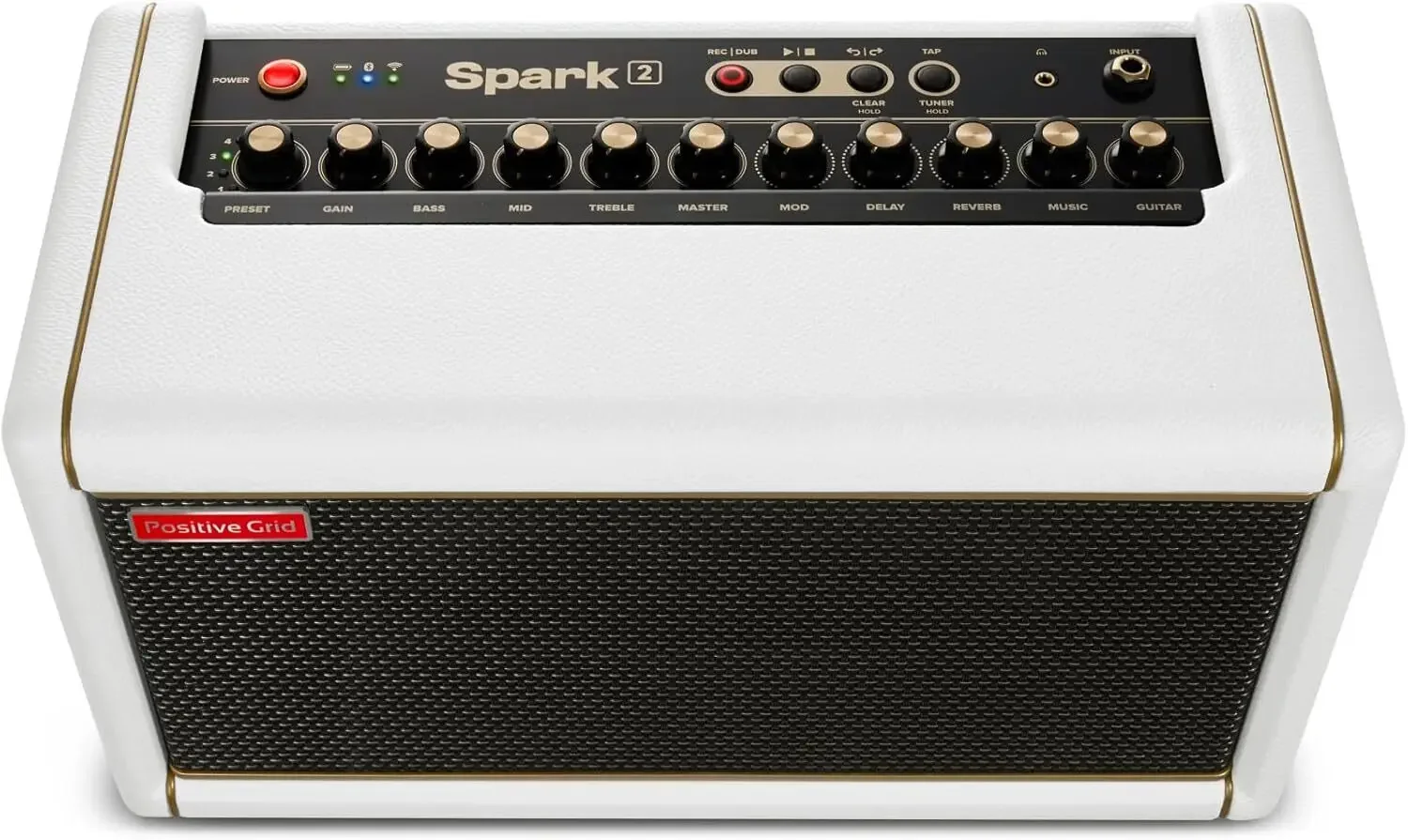 

Positive Grid Spark 2 50W Guitar Practice Amplifier Bluetooth Speaker, Built-In Loop, AI Features Smart App, Suitable For