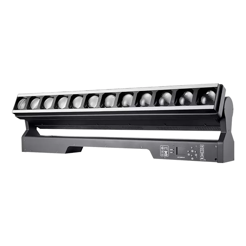 

Танцевальные огни для выступлений на сцене, 12, фокусирующие матричные огни 40 Вт, полноцветный луч RGB светового сканирования, динамический