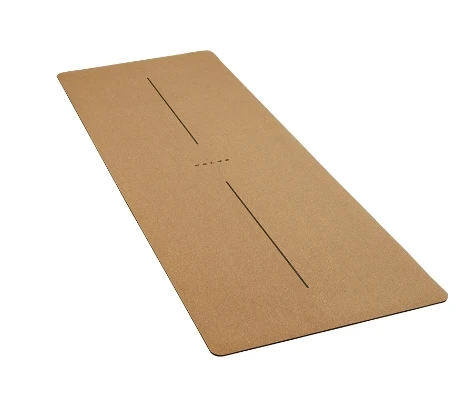 Custom Logo Cork Yoga Mat Natural Rubber Anti-slip Environmental Protection Thickening Widening Dance Skipping Fitness Mat