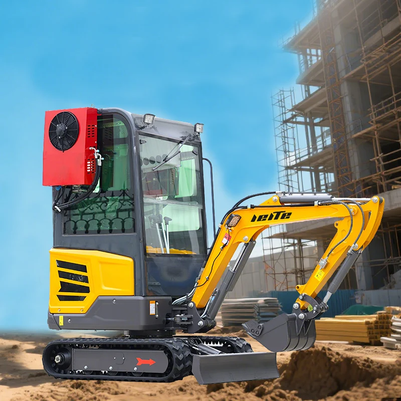 Настраиваемые мини-экскаваторы Быстрая доставка Мини-экскаватор 1,8 тонны для продажи Сертификация EURO Гидравлический гусеничный небольшой экскаватор