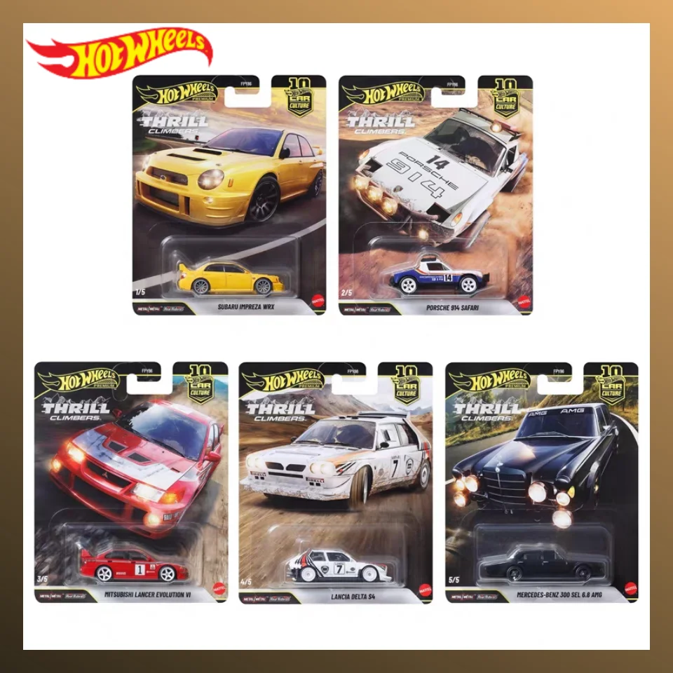 

2026 новейший новый набор альпинистов Hot Wheels для культур автомобилей, 1/64, коллекционная литая под давлением машина, заводская герметичная модель автомобиля, игрушка