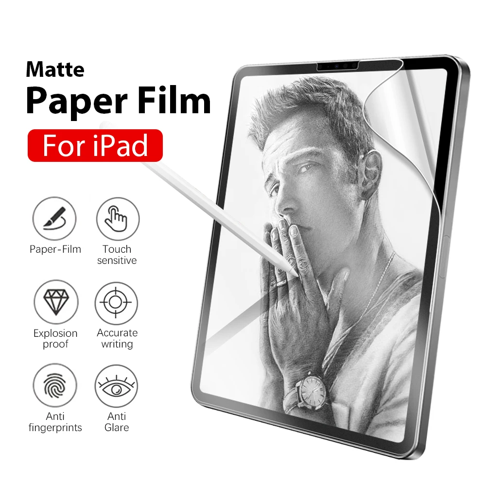 Like Paper Film For iPad Pro 13 11 12.9 6th M4 M2 10 9 9th 10th Generation 10.9 Air 5 4 3 Mini 6 10.2 Screen Protector Paperfeel