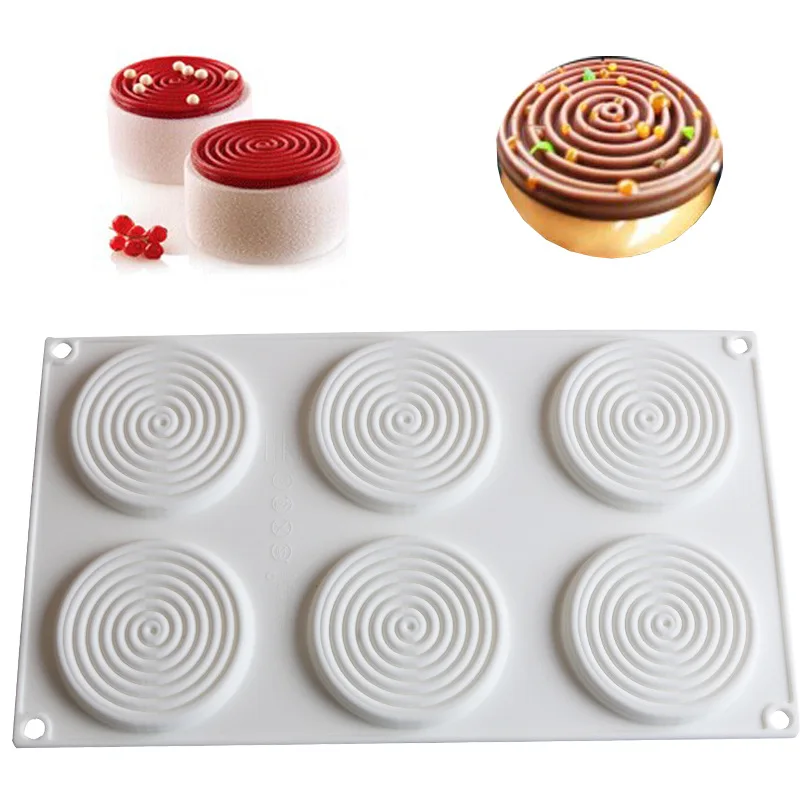 

Mosquito-Repellent Incense Circle Shape Mousse Mold BakingdiySilicone Mousse Mold Chocolate Cake Baking Mold