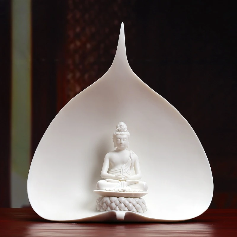 Ceramic Buddha statue of Avalokiteshvara, Zen ornament of home decoration club