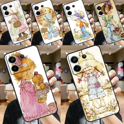 Sarah Kay pattern Case For Xiaomi Redmi 13C 12C 9C 10C Redmi Note 13 Pro 9 10 11 12 Pro 9S 10S 11S 12S Cover