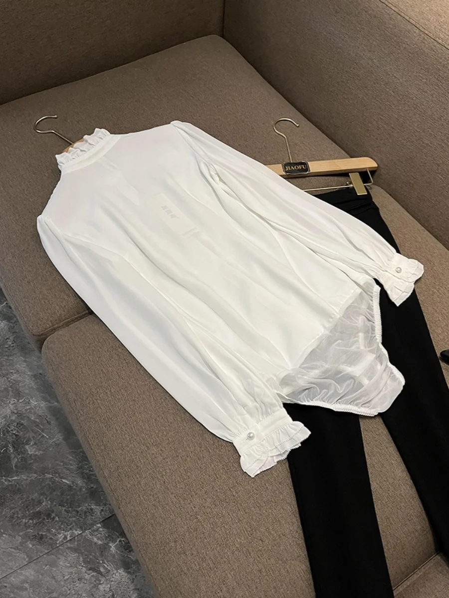 Ele Long Sve Lace Lantern Sve Eendelig irt Dames High-End Feelings Faionable Casual Chic Sle China Made