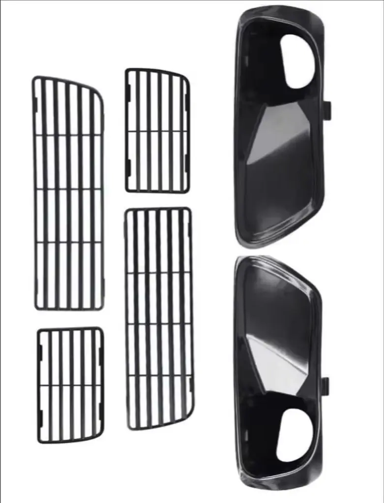 6 Pcs Set FIT FOR VW MK3 Golf Jetta US Bumper Indicator Reflector Grille Lower Air Intake Duct for Car Bumper Modification