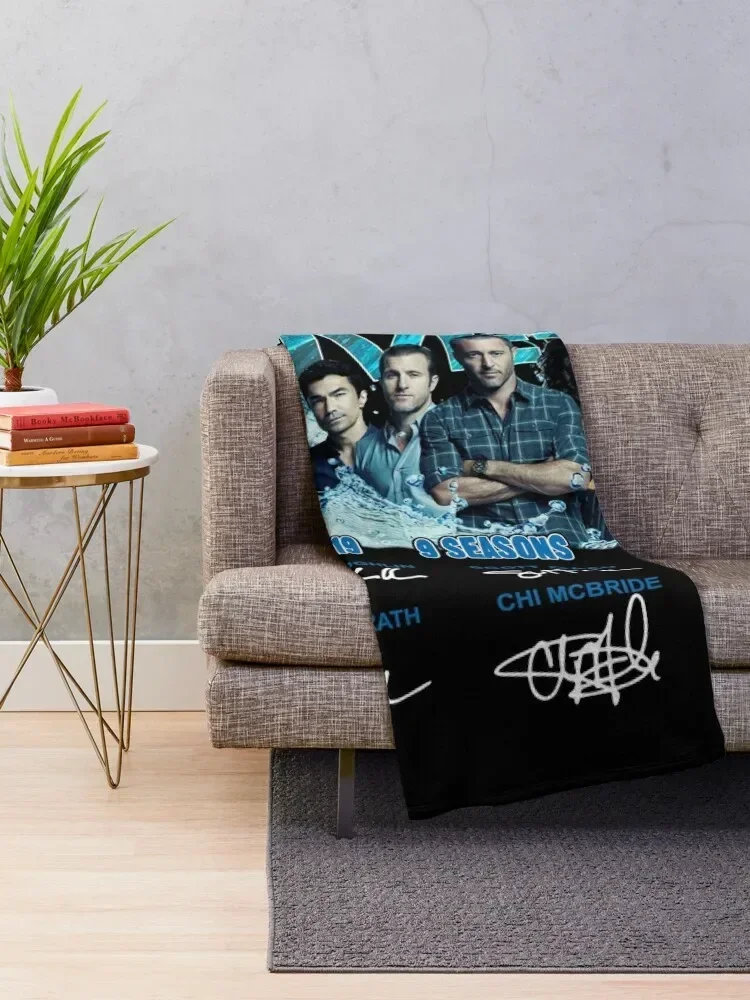 Hawaii Five 0 Cast Signed Movie 10 Episode 240 Throw Blanket Moving for babies Luxury Designer Blankets