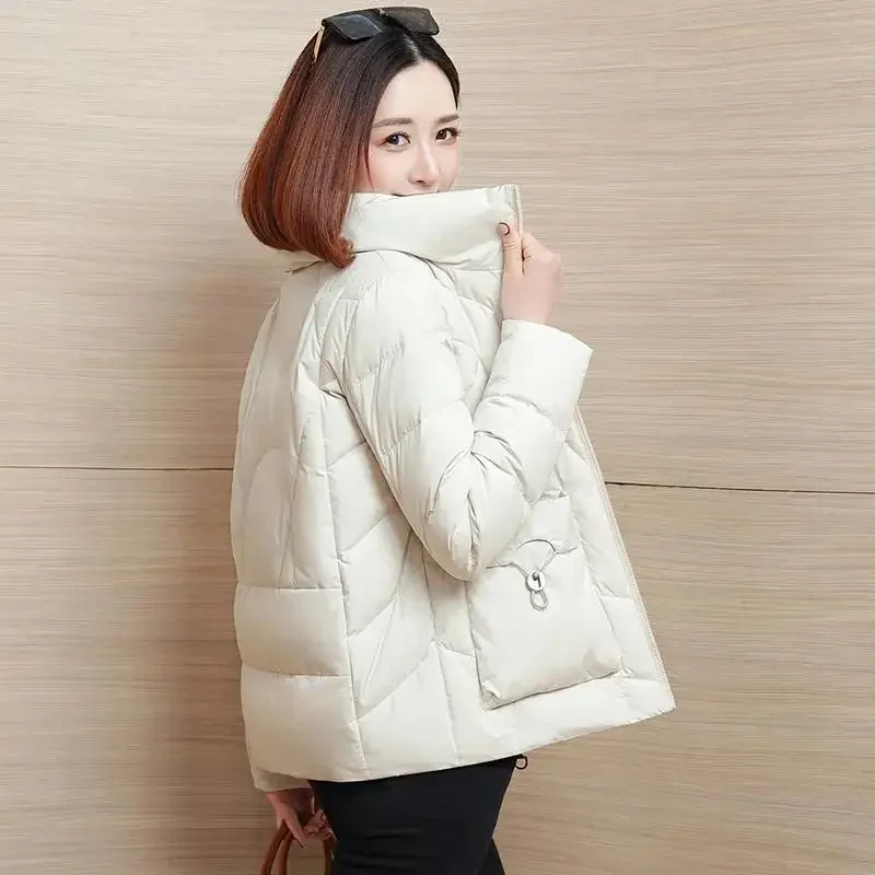Winter Women's Cold Coat Parkas Super Hot Coats Short Padded Jacket Snow Outercoat Korean Fashion Loose Cheap Wholesale New