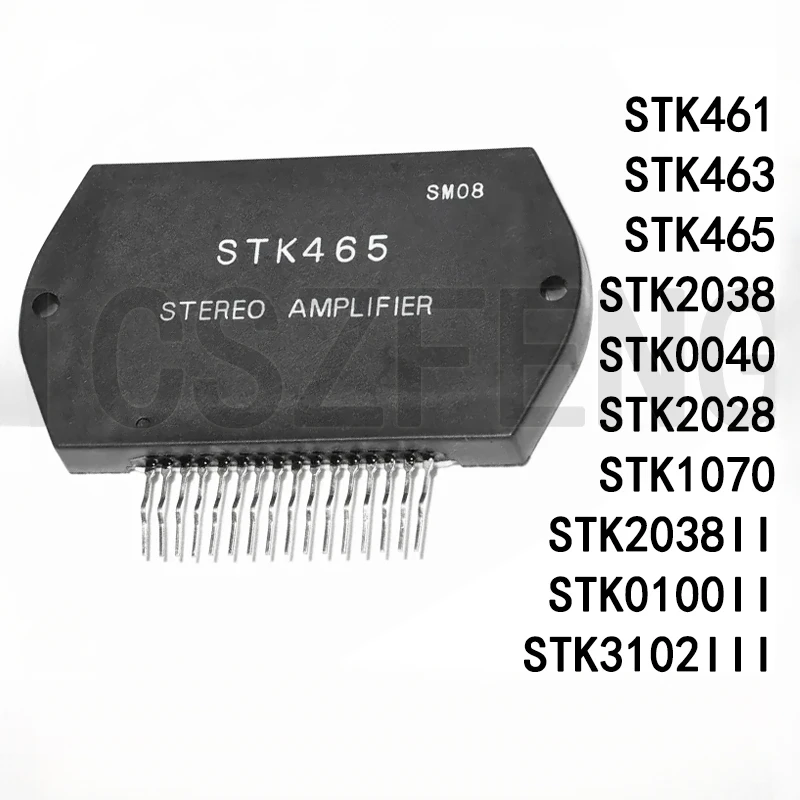 

1PCS 100% New STK465 STK461 STK3102III STK2038II STK1070 STK463 STK2038 STK0040 STK2028 STK0100II power amplifier module