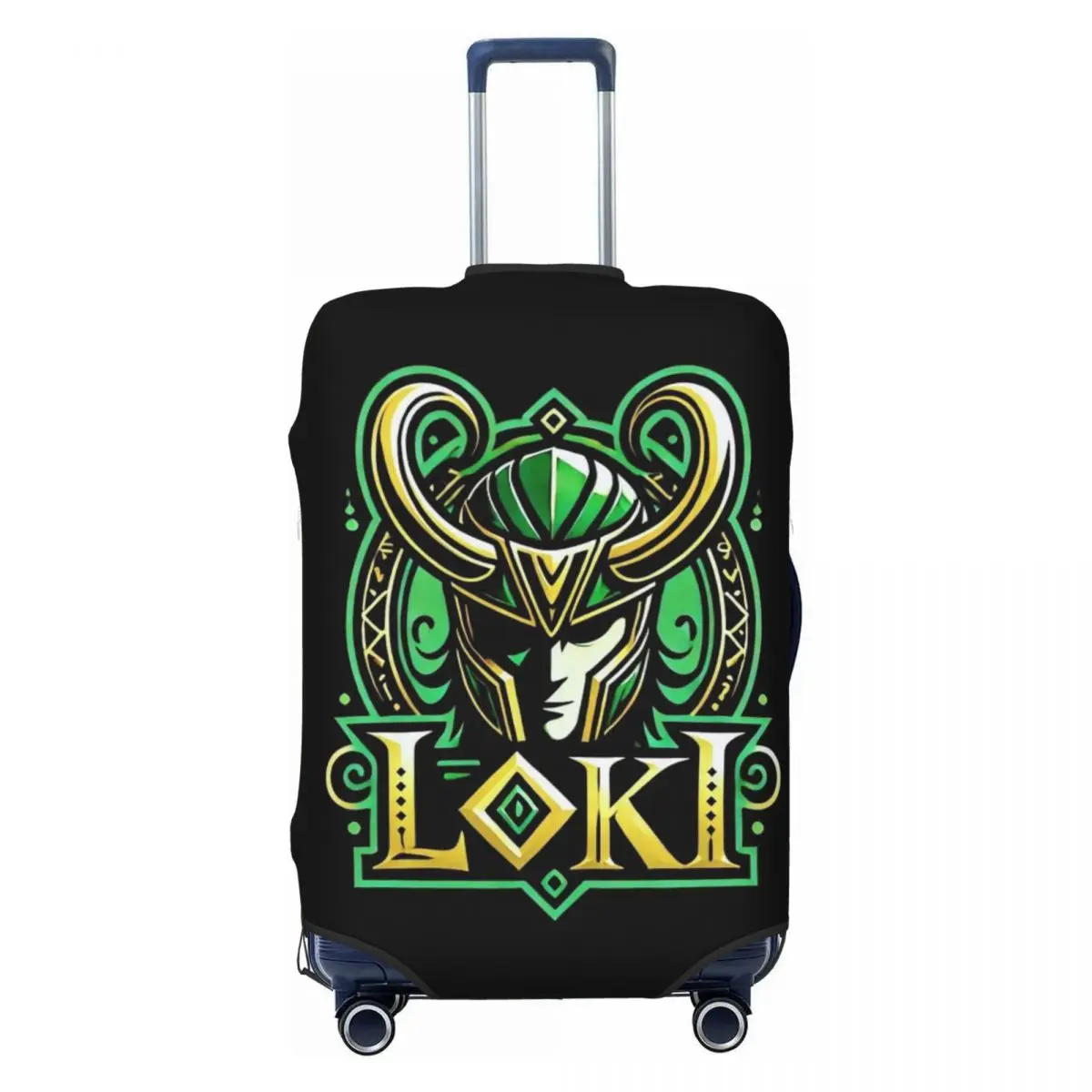 

Custom Funny Loki Movie Luggage Cover Protector Washable Travel Suitcase Covers