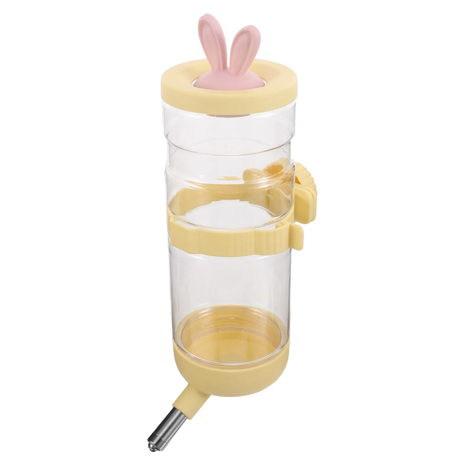 

950ml Hanging Pet Waterer No-Leak Cage Bottle Dog Cat Water Dispenser Large Capacity Easy Attach Pet Feeder Cat Food Dispenser