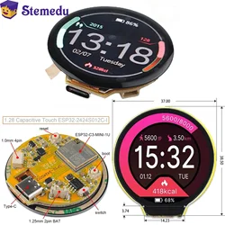 1.28 inch ESP32 ESP32-C3 IPS Round Display ESP32-2424S012 Capacitive Touchscreen 240x240 TFT LCD Module GC9A01 Touch Screen DIY